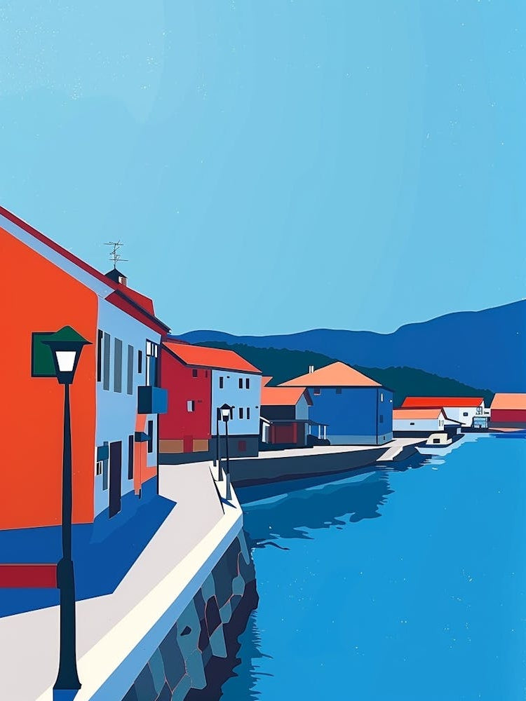 Otaru Japan 1 Colourful Illustration