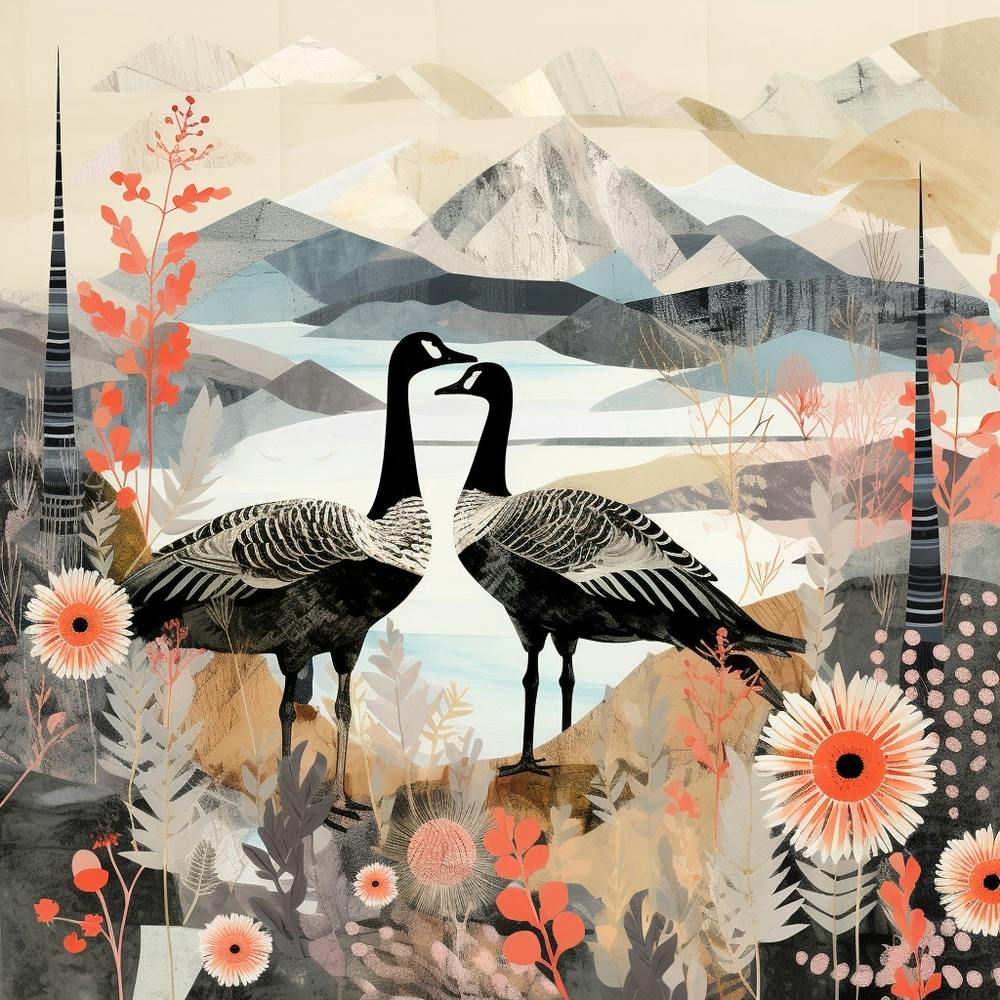 Bird In Nature Canada Goose 2