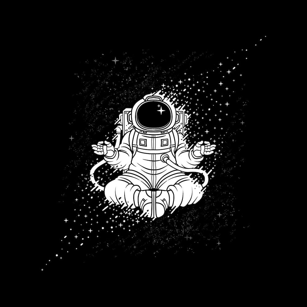 Becoming One With The Universe Square