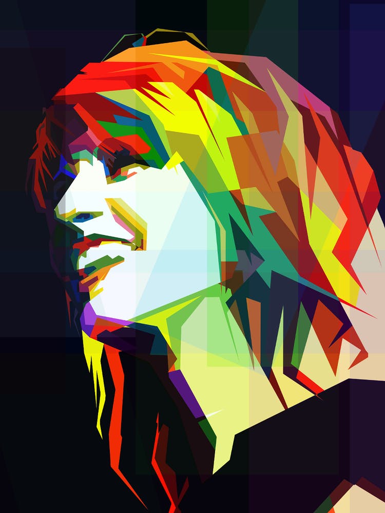 Hayley Williams Paramore Singer Pop Art WPAP
