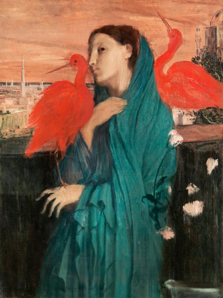 Woman With Birds