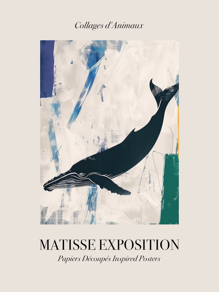 Wal 3 Matisse inspiriert Ausstellung Tiere Poster