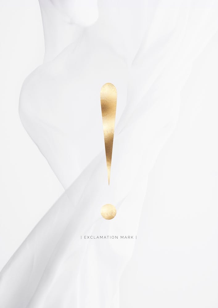 Exclamation Mark Gold