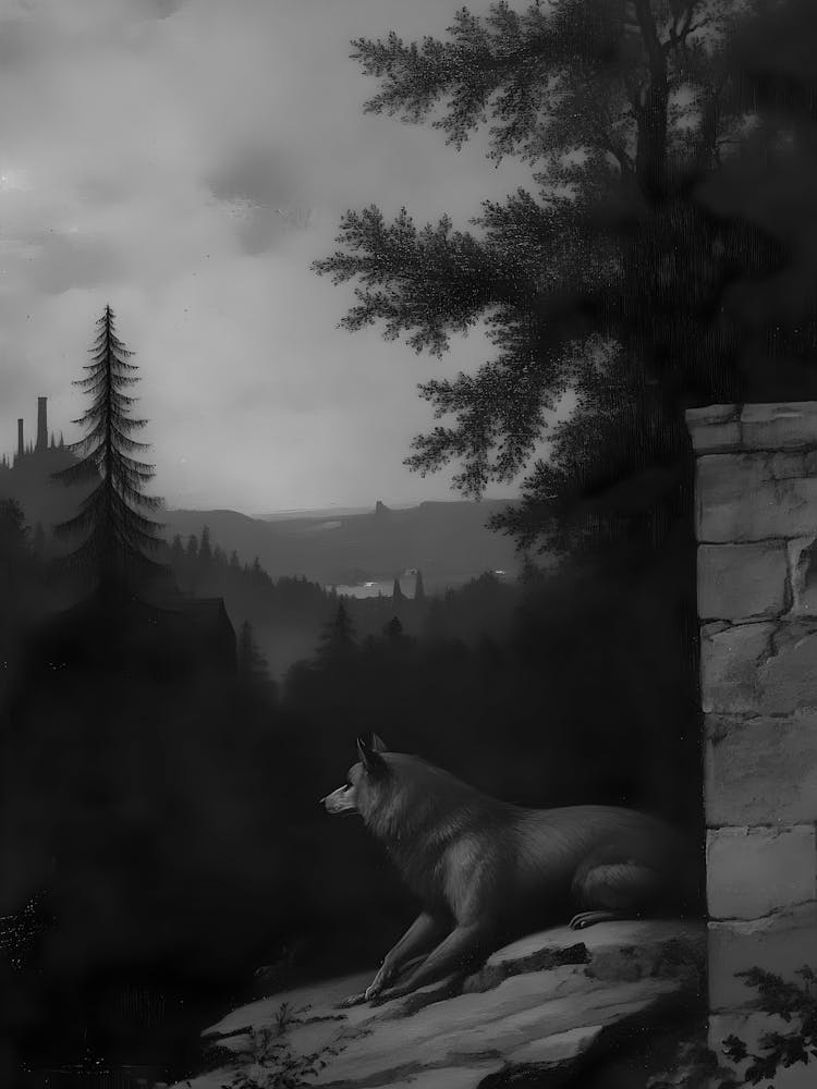 Wolf In The Woods