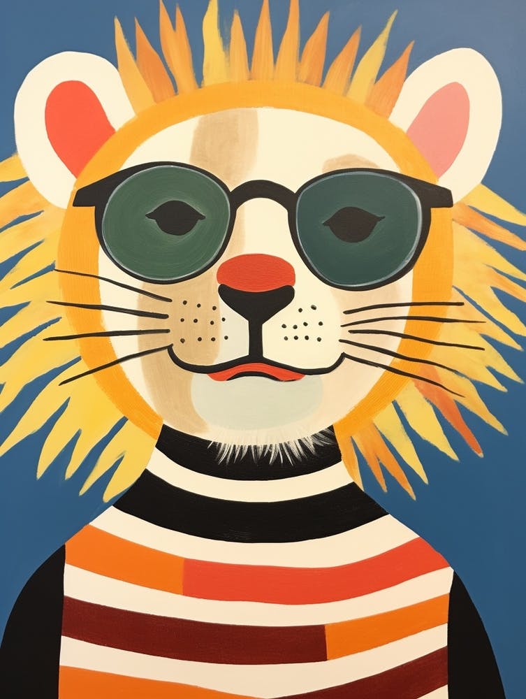 Little Lion 6 Wearing Sunglasses