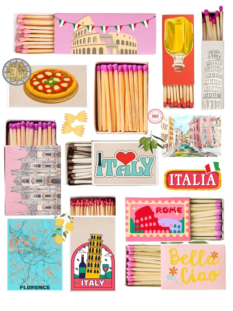Italy Matchbook