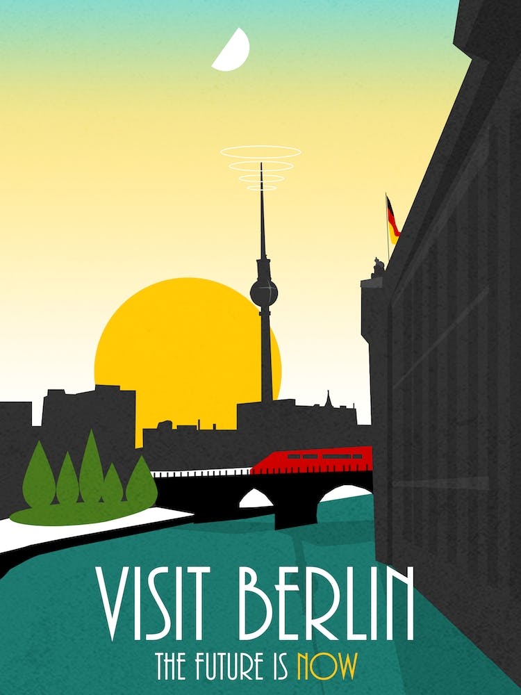 Vintage Berlin Poster