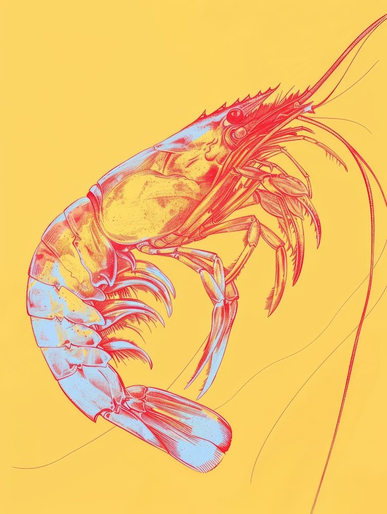 Shrimp Canvas Print