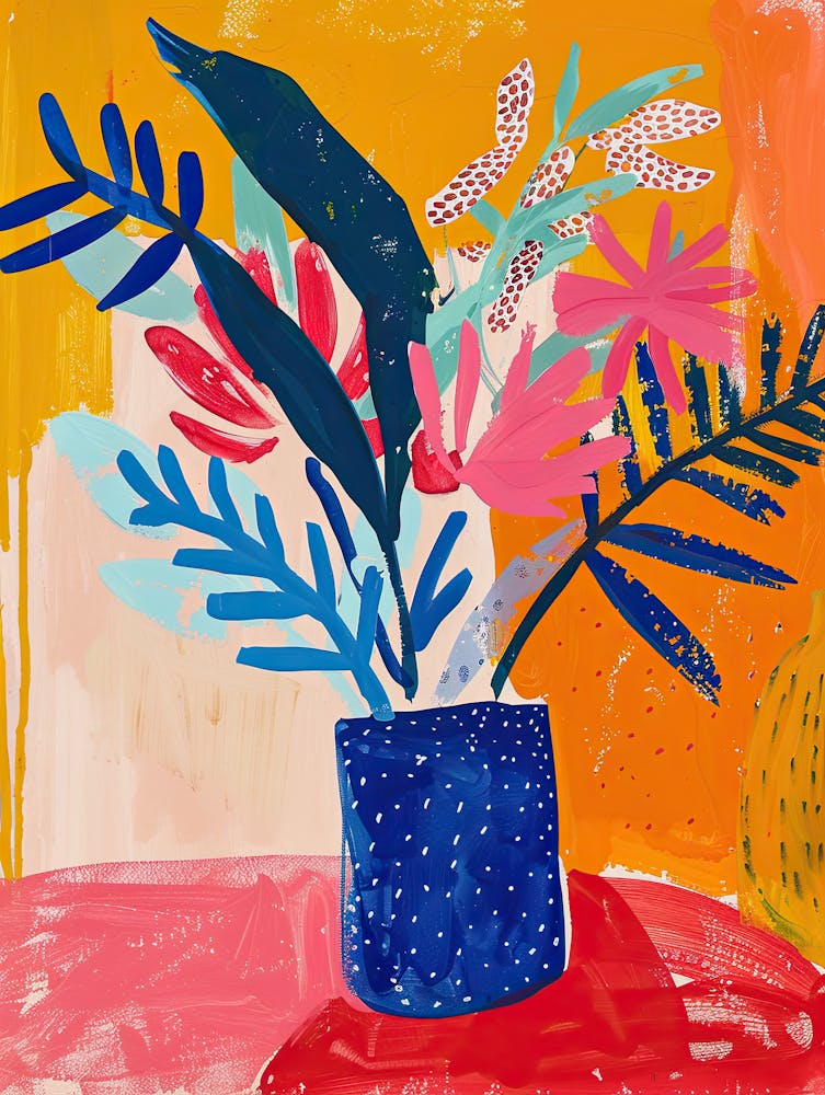 Gemalte Fantasie Matisse-Stil