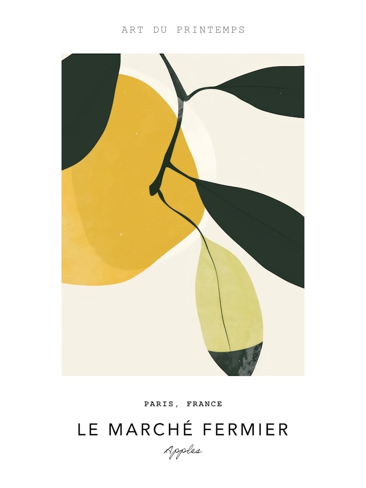 Apples Le Marche Fermier Poster 2