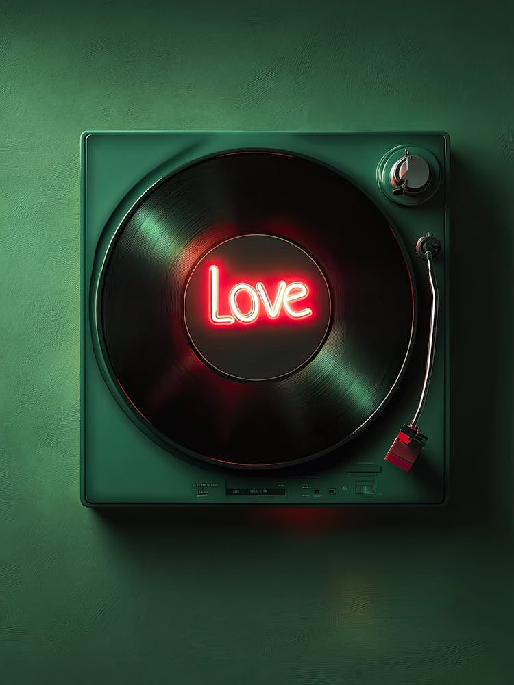 Romantic Rhythms Vinyl Poster