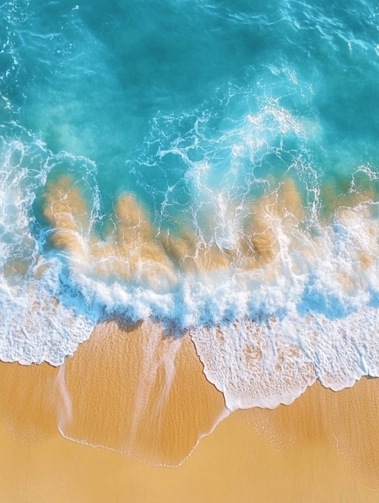 Beach View From The Sky