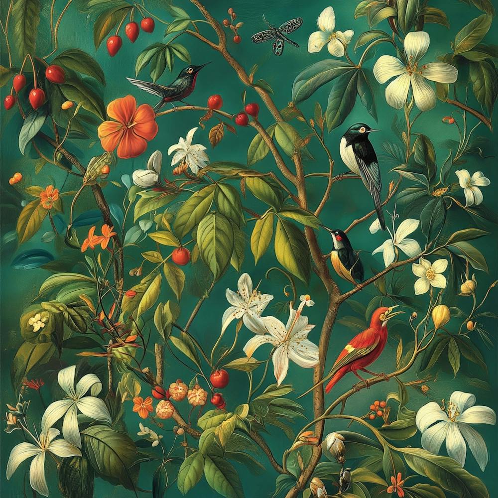 Birds In The Tree Art