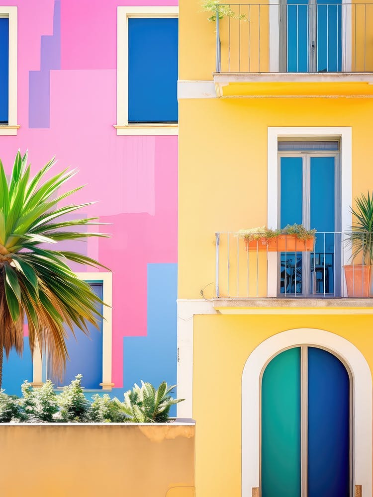 Civitavecchia, Italy Colourful View 1