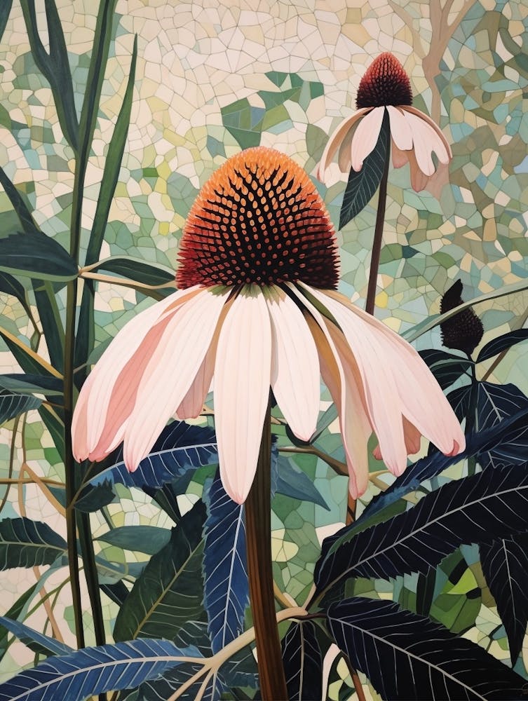 Flower Illustration Coneflower 2