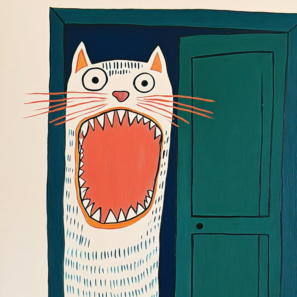 Cat In The Door