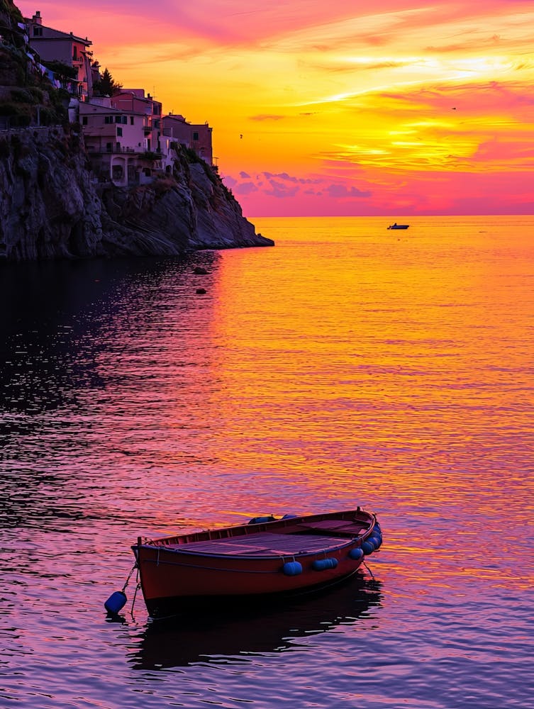 Sunset In Sicily