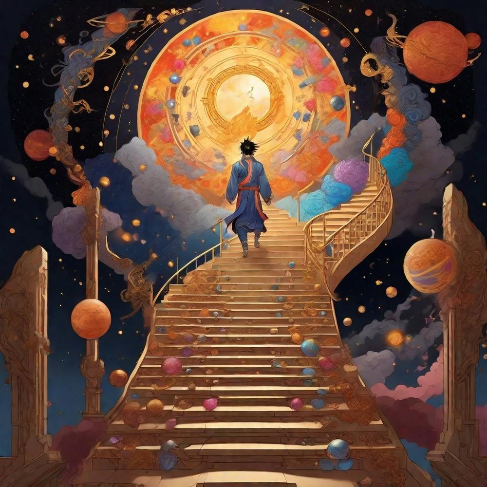 Sung Jin Woo ascending to new heights.