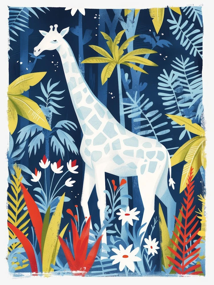 Giraffe In The Jungle 6