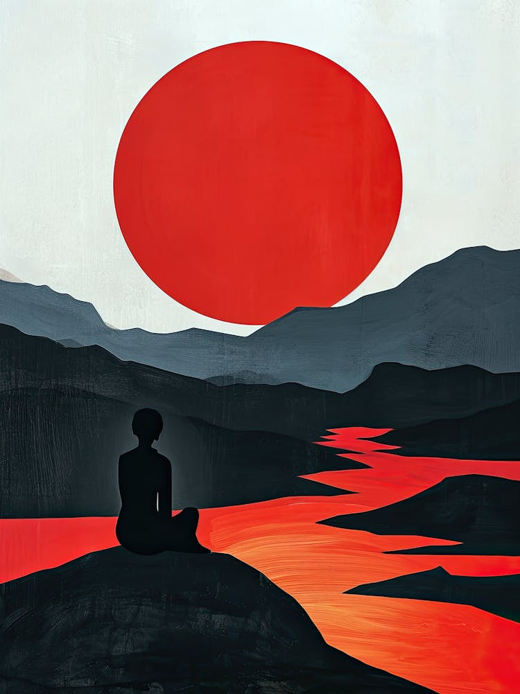 Meditating Man, Minimalism