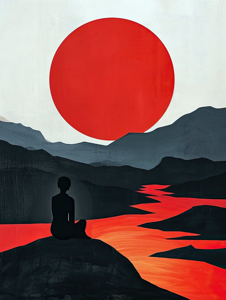 Meditating Man, Minimalism