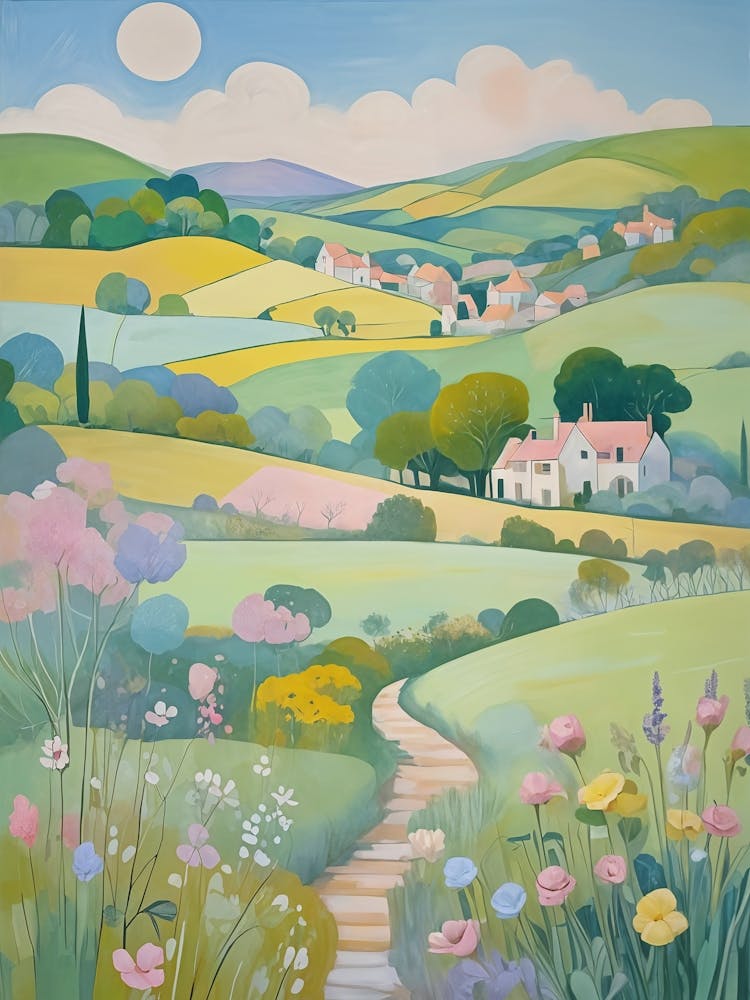 Pastel Country Road no2