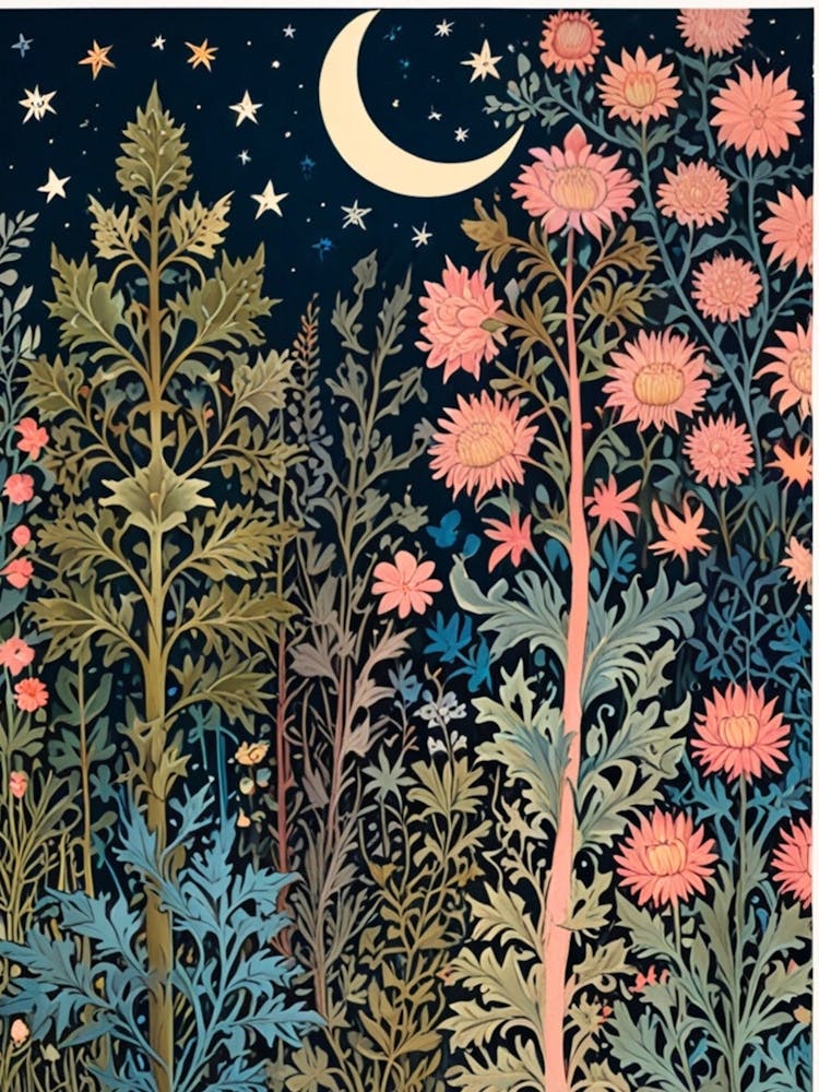 William Morris Night In The Garden 2