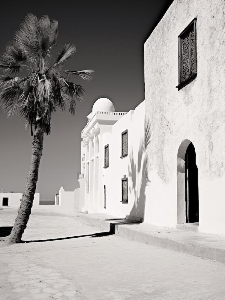 Sousse, Tunisia,, Mediterranean Black And White Photography Analogue 2