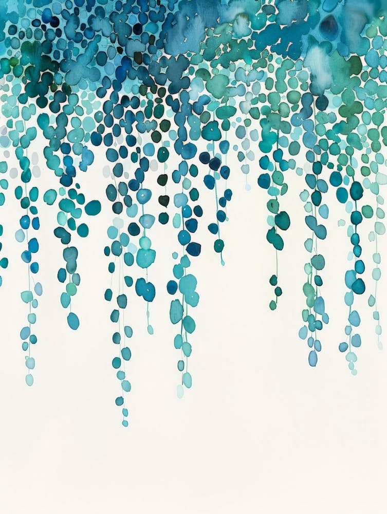 Ivy Watercolor Painting