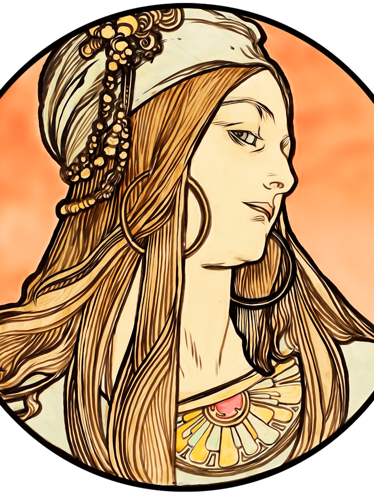 Bohemian Woman Gypsy Boho Lady