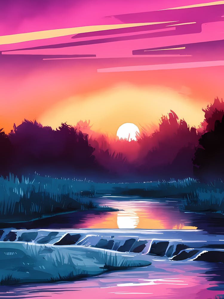 Sunset River