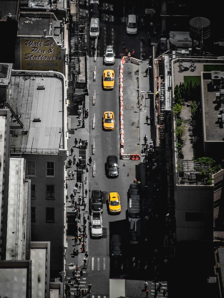New York City Street Drohnenfotografie