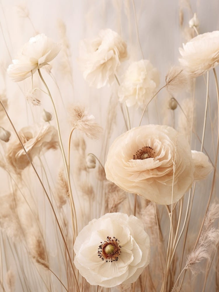 Boho Dried Flowers Ranunculus 1