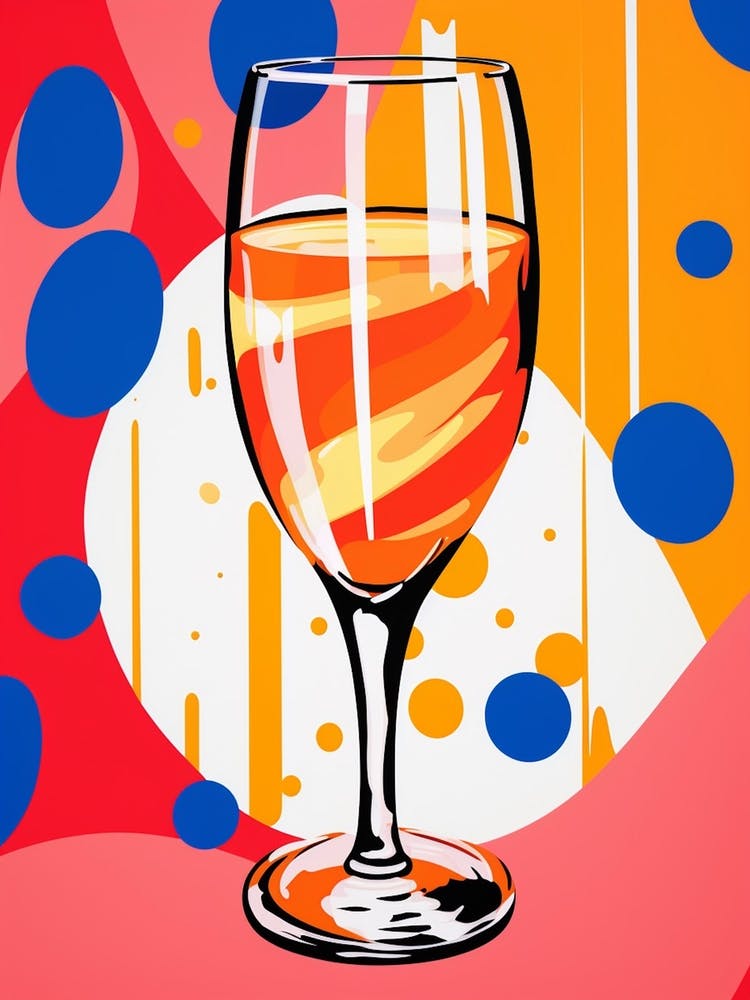 Pop Art Style Dotty Cocktails 2