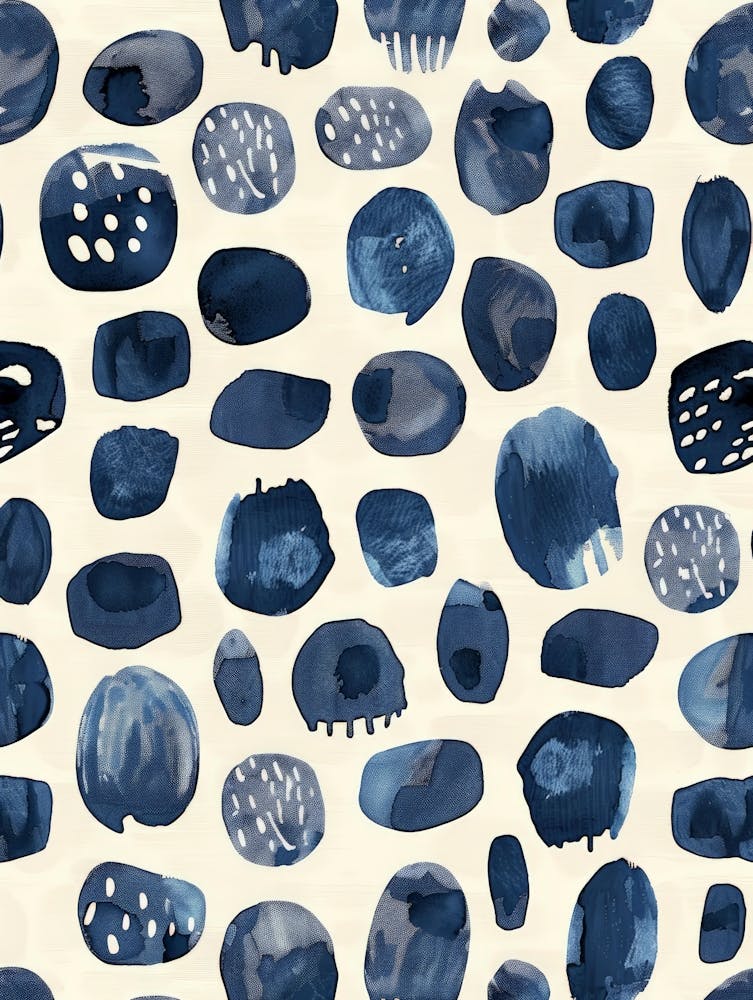 Blue And White Pattern