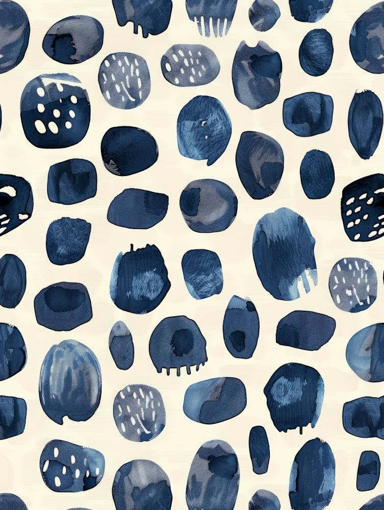 Blue And White Pattern