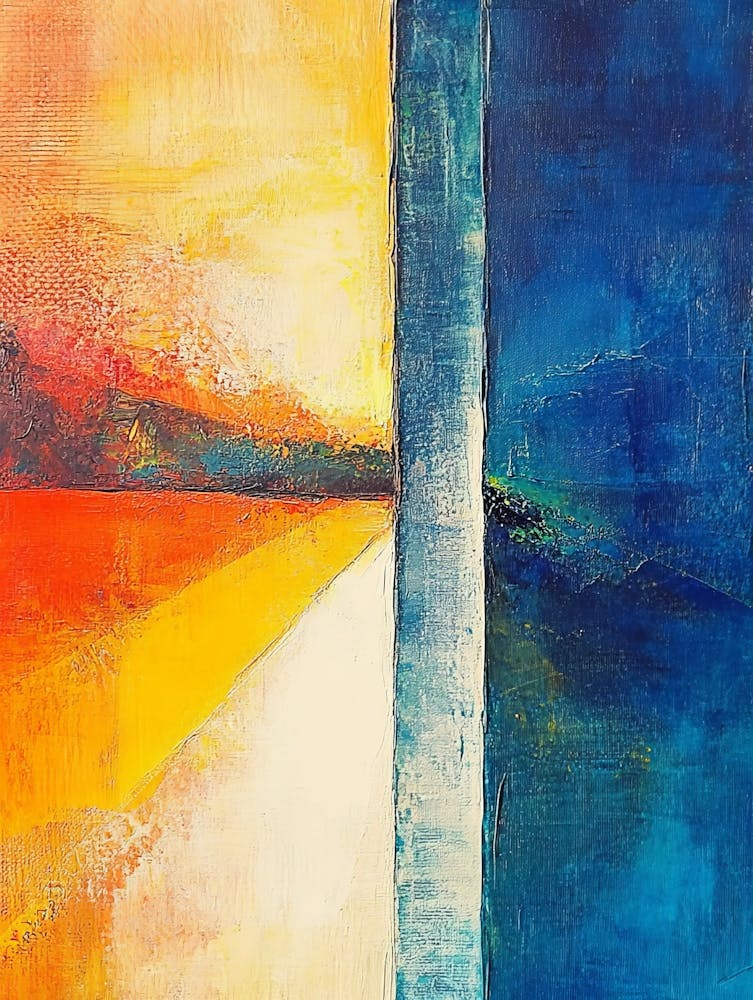 Highly Textured Abstract Painting