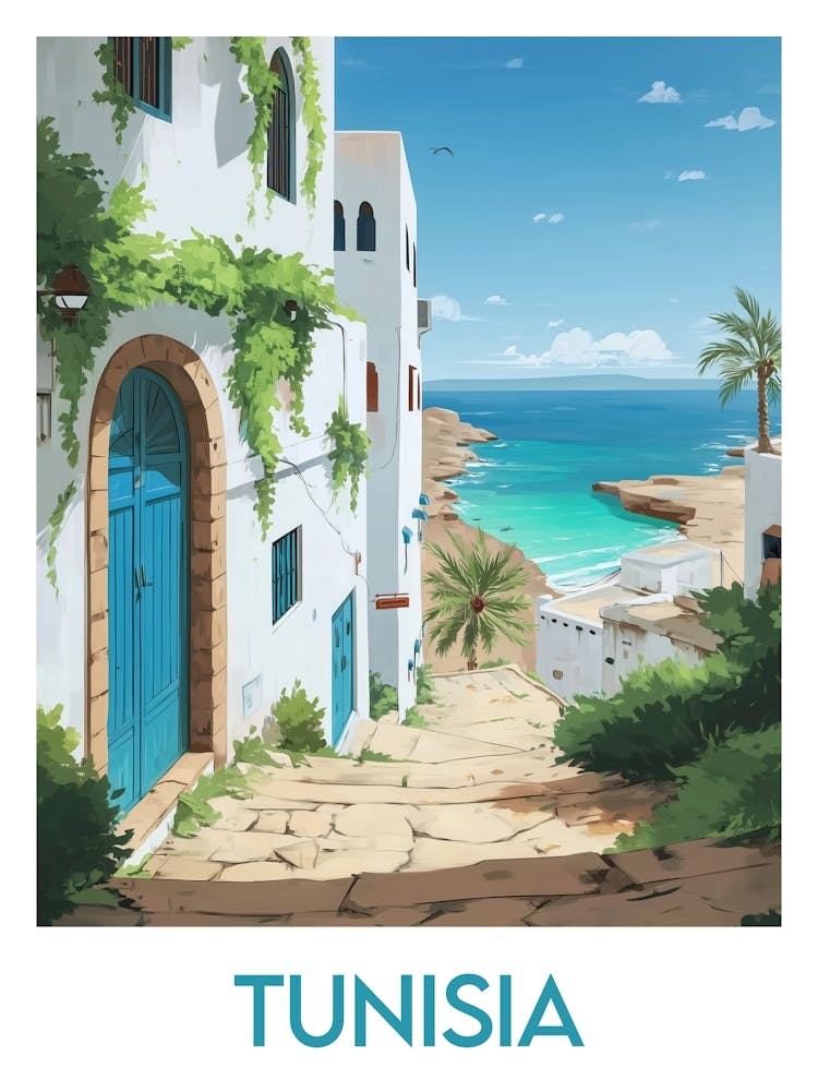 Affiche de voyage Tunisia