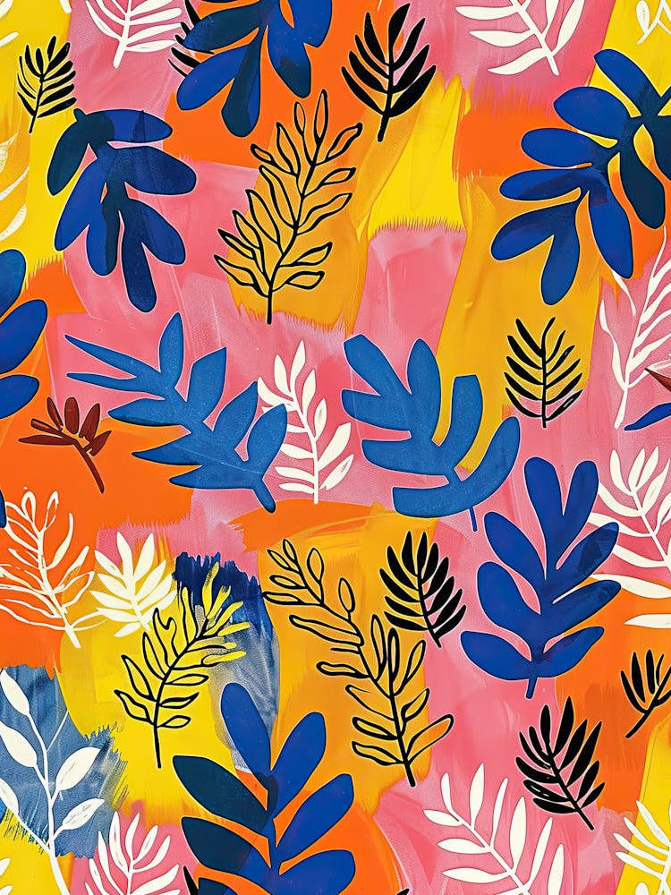 Wild Flora Matisse Style