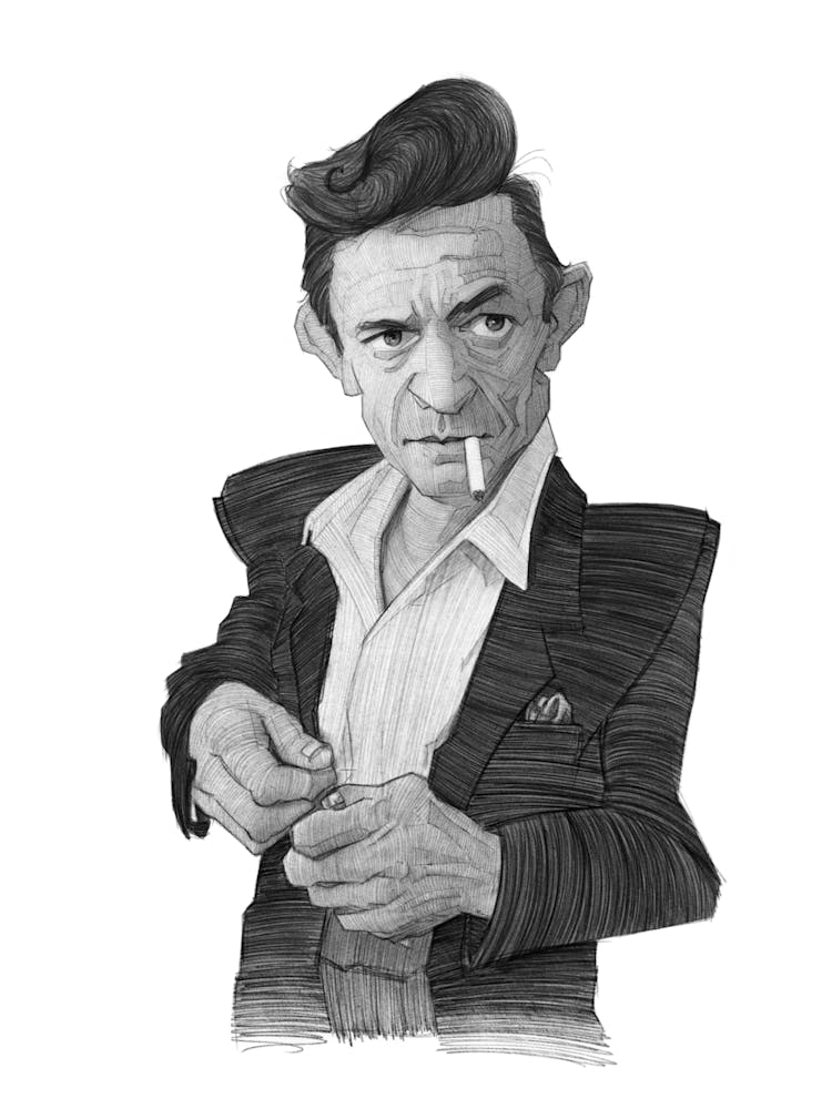 Johnny Cash Portrait