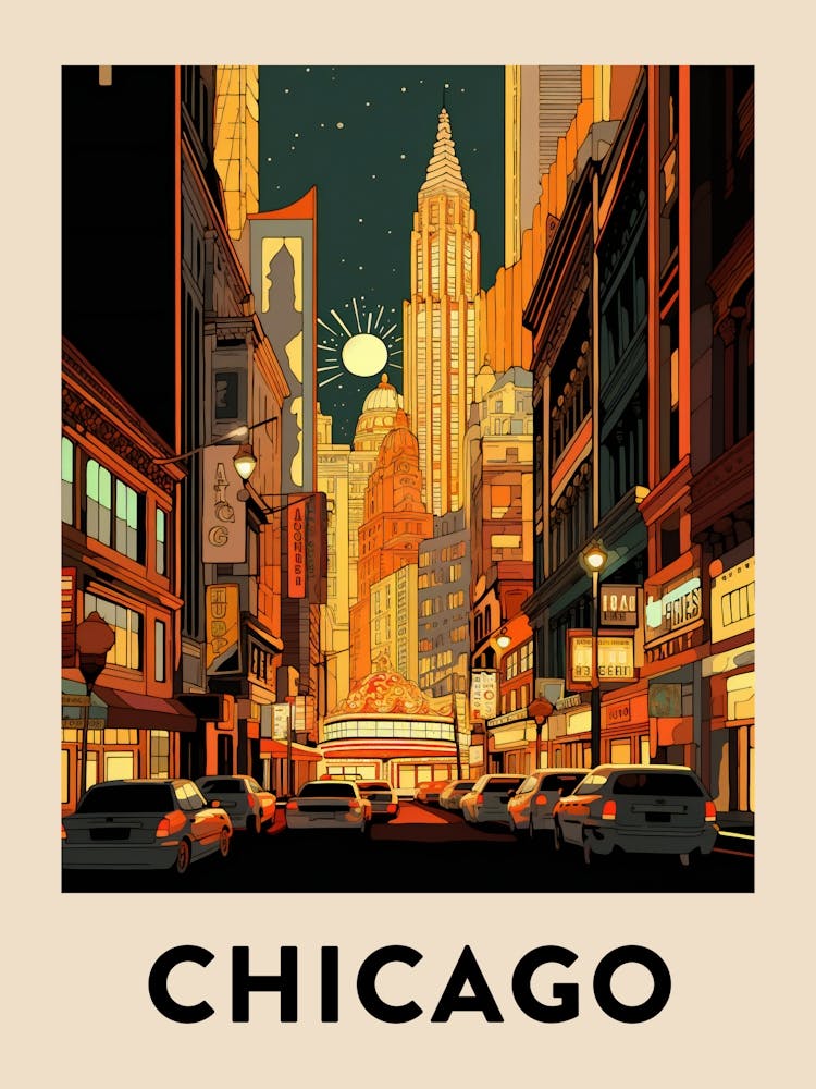 Chicago Travel Poster 28