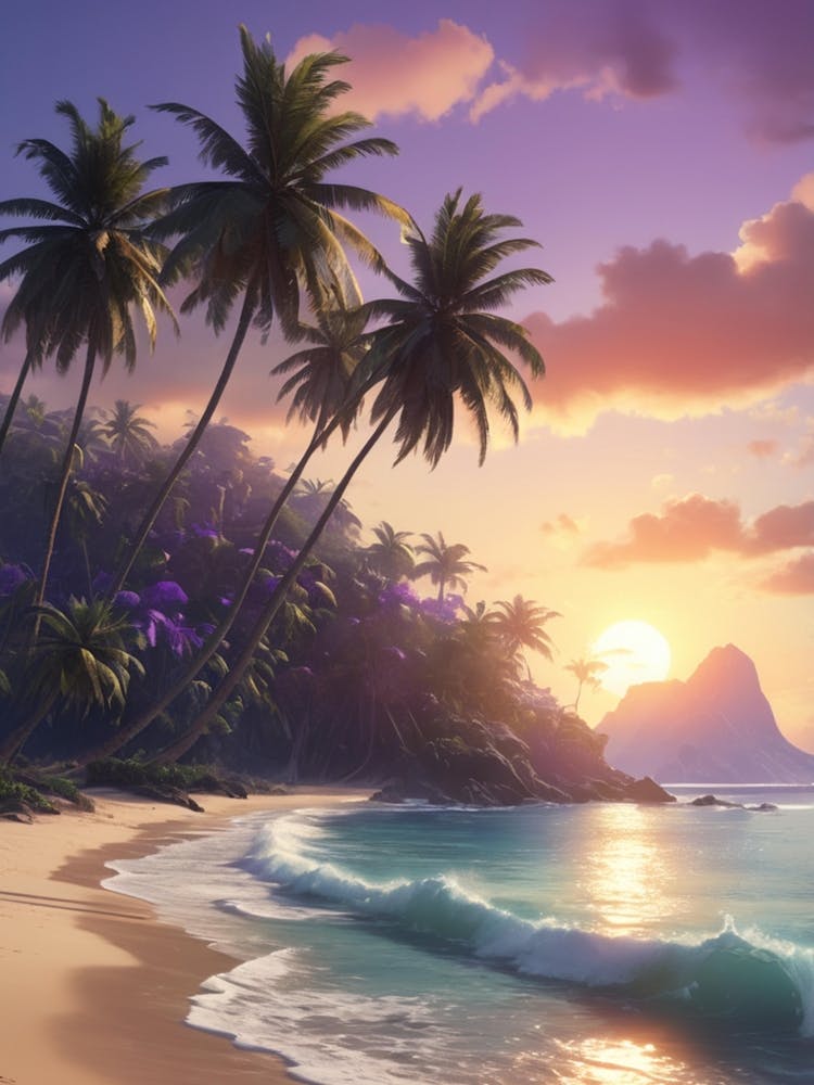 Sunset On The Beach 4