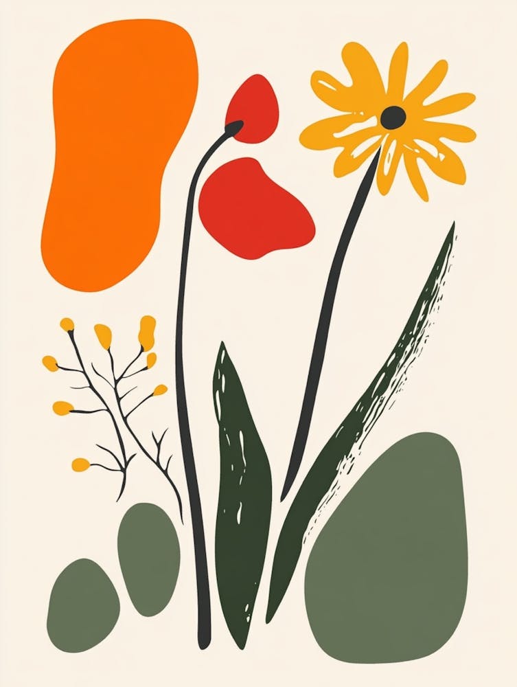 Flowers In A Vase 96