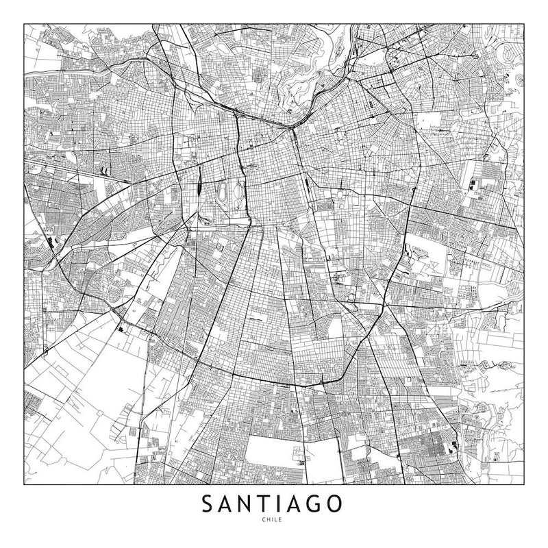 Santiago Map