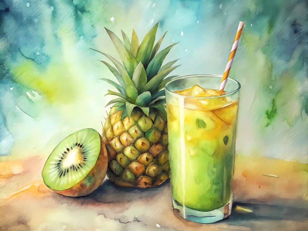 Kiwi Pineapple Juice Tropical