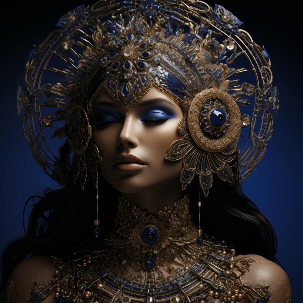 Lapis Lazuli Goddess 1