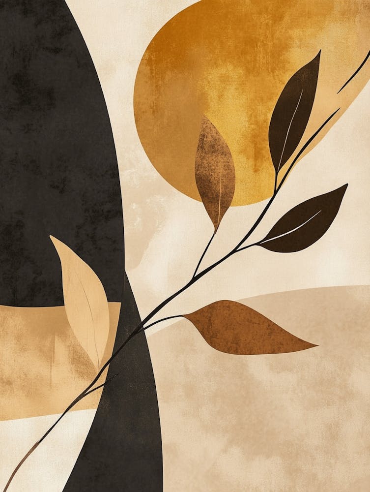 Abstract Leaves Canvas Print 10