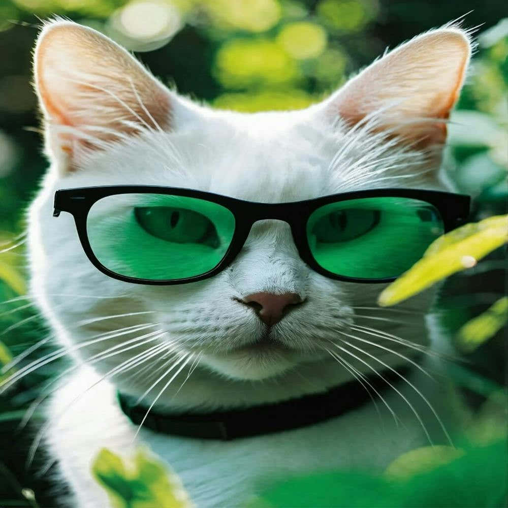 Cat With Glasses