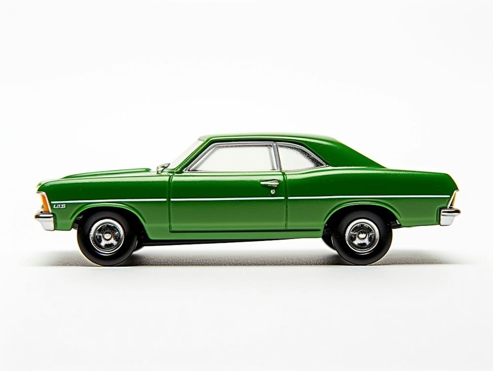 Toy Car 68 Chevy Nova Green 2