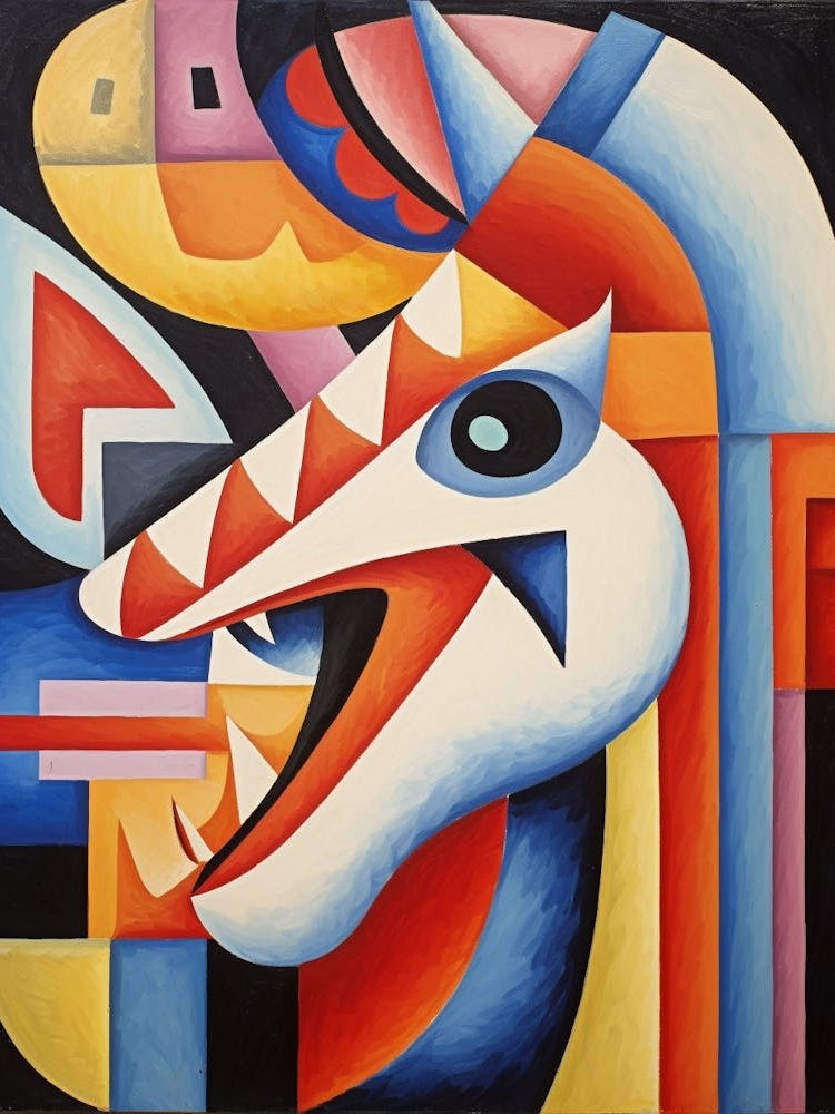 Dragon Abstract Pop Art 1